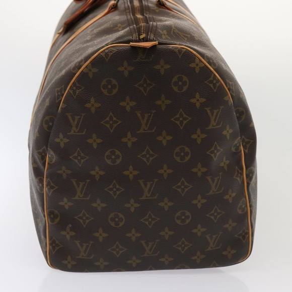 LOUIS VUITTON Monogram Keepall 55 Boston Bag M41424 LV Auth 83060 - Picture 3 of 16